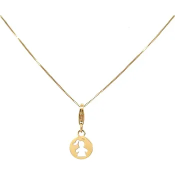 Přívěsek Zlatý Přívěsek na Náramek Holčička 7151669