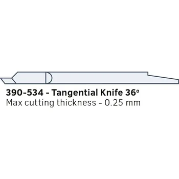 Pracovní nůž Tangenciální nůž 36° standard