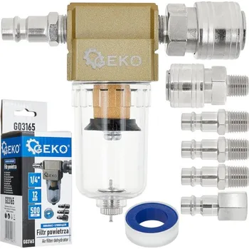 Vzduchový filtr Vzduchový filtr s odlučovačem vody, závit 1/4" - GEKO