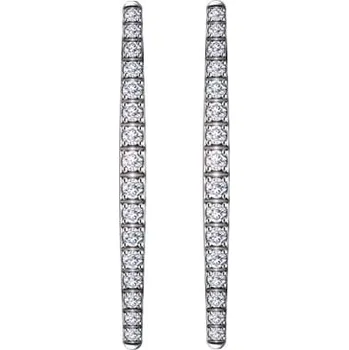 Náušnice Zlaté Náušnice s Diamanty MV60073