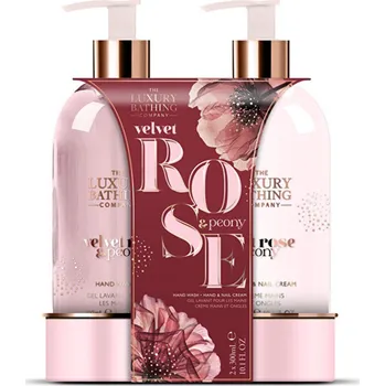 Kosmetická sada The Luxury Bathing Company Dárková sada péče o ruce ( Růže & Pivoňka )
