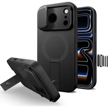 Náhradní díl pro mobilní telefon Tech-Protect Kevlar Aura Magsafe iPhone 17 Pro Max Black