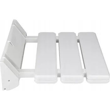 Koupelnové sedátko SKLÁDACÍ SPRCHOVÉ SEDÁTKO ZÁVĚSNÉ DO KABINY LAVIČKA 130KG