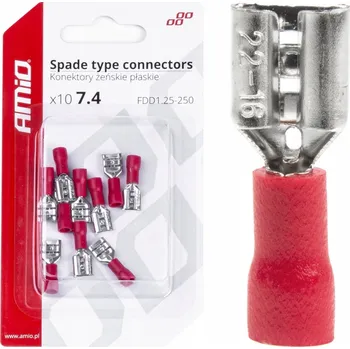 Vrták AMiO IZOLOVANÉ SAMICE PLOCHÉ KONEKTORY 1,25-250