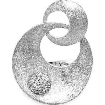 Prsten Zlatý Prsten s Diamanty 2011495