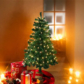 Vánoční stromek Jedlička s 80 čirými žárovičkami čiré Výška 80 cm.