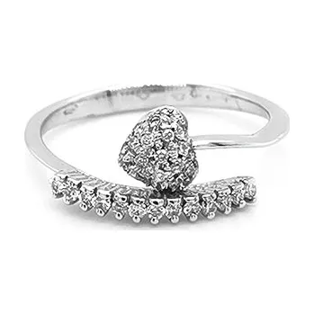 Prsten Zlatý Prsten s Diamanty 2010253