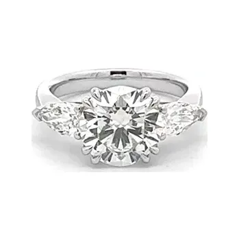 Prsten Zlatý Zásnubní Prsten s Diamanty 2011819