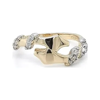 Prsten Prsten se Zirkony z Kombinovaného Zlata 7130058