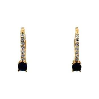 Náušnice Zlaté Kruhové Náušnice 7122362