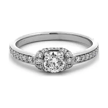 Prsten Zlatý Prsten s Diamanty 2011704