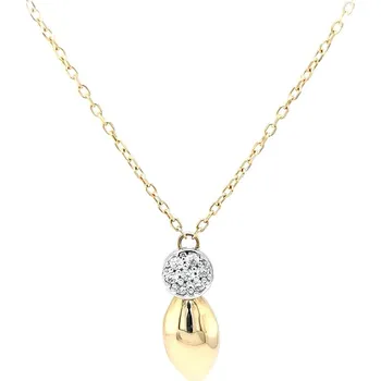 Náhrdelník Náhrdelník se Zirkony z Kombinovaného Zlata 7040438