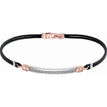 Náramek Zlatý Pánský Náramek Zancan s Diamanty 6010195