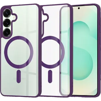 Pouzdro na mobilní telefon Kryt Samsung Galaxy S25 Plus, Techsuit - MagSafe Pro, fialový