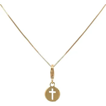 Přívěsek Zlatý Přívěsek na Náramek Kříž 7151671