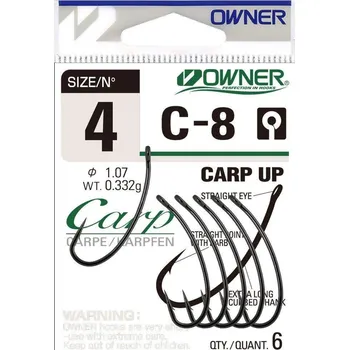 Rybářský háček OWNER Japan Háček OWNER 53268 C-8 *: Háček OWNER 53268 C-8 vel. 6