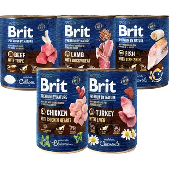Volný čas Brit Premium by Nature MIX 30x800g