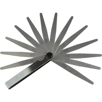 Měřicí přístroj Spárová měrka 13 listů 0,05-1mm, Geko G02738