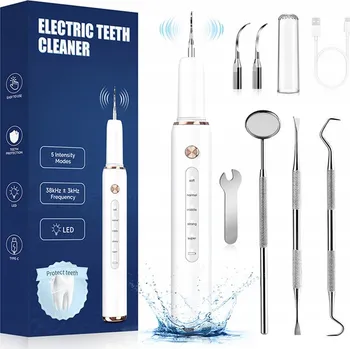 Péče o chrup Přenosný Ultrazvukový Zubní Čistič Elektrický Odstraňovač Zubního Plaku
