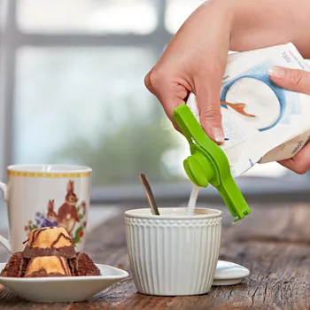 Sáček na potraviny 3Pagen Klips na sáčky s výlevkou 11,3 x 5,3 cm