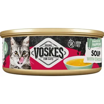 Krmivo pro kočku POLÉVKA KRMIVO MOKRÁ PRO KOČKY KOŤATA DOSPĚLÉ S KUŘECÍM MASO HYDRATACE 50G