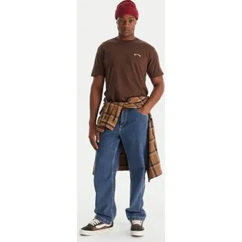 Pánské tričko Billabong T-Shirt Arch Crew SS EBYKT00100 Hnědá Regular Fit M