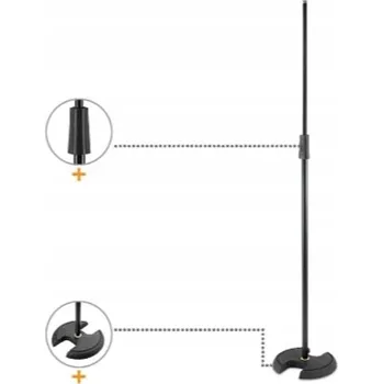 Mikrofon Jednoduchý podlahový mikrofonní stojan Hercules MS202B