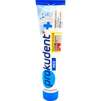 Dentální hygiena Prokudent Med Zubní pasta chrání před zubním kazem a zubním kamenem z Německa