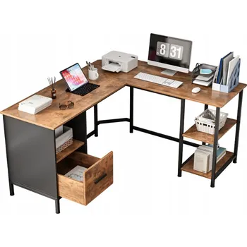 Obdélníkový psací stůl Rebiko 150 x 50 x 75 cm, dřevo, retro styl