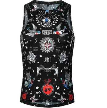 cyklistický dres Spodní vrstva bez rukávů CYCOLOGY Tattoo, pánský