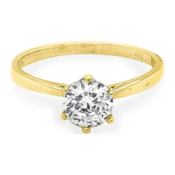 Prsten Zlatý Zásnubní Prsten se Zirkonem 7130829