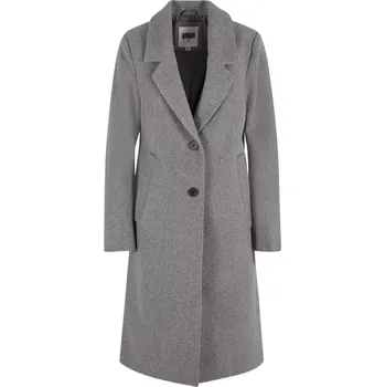 Dámský kabát Dámský kabát URBAN CLASSICS TB7075 DARK GREY MELANGE XXXL