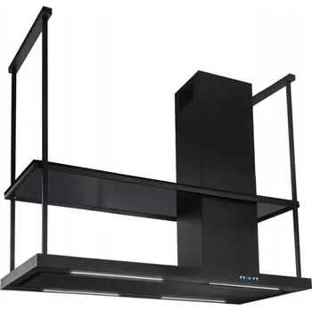 Digestoř Ostrůvkový odsavač par Nortberg Metropolis Elite Glass Black Matt