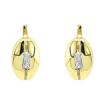 Náušnice Zlaté Náušnice se Zirkony 7120554