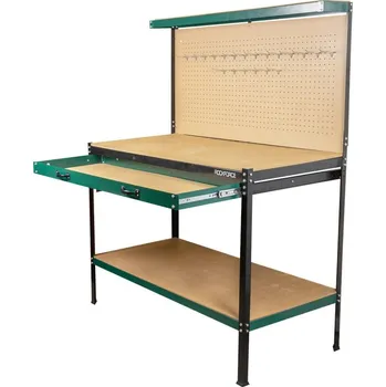 regál Rock FORCE Dílenský pracovní stůl s zásuvkou na nářadí