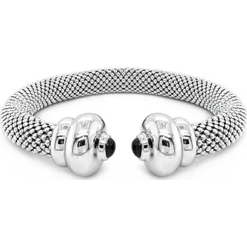 Náramek Pevný Cuff Náramek z Bílého Zlata