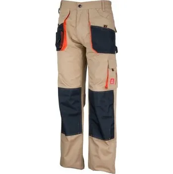 Pracovní oblečení Dlouhé pracovní kalhoty do pasu Urgent béžové URG-C vel.