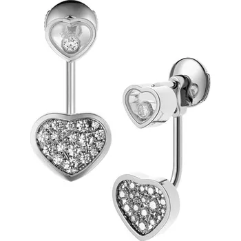 Náušnice Zlaté Náušnice Chopard Happy Hearts 83A082-1009 2020048