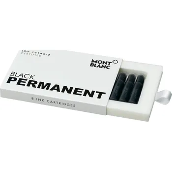 Inkoustová kazeta Montblanc Black Permanent 107757 ISO 14145-2