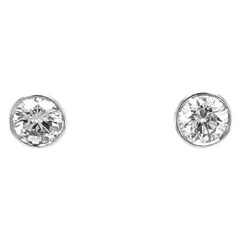 Náušnice Zlaté Náušnice Pecky s Diamanty 2020692