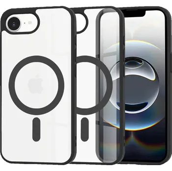 Pouzdro na mobilní telefon Kryt iPhone 16e, Techsuit - MagSafe Pro, černý