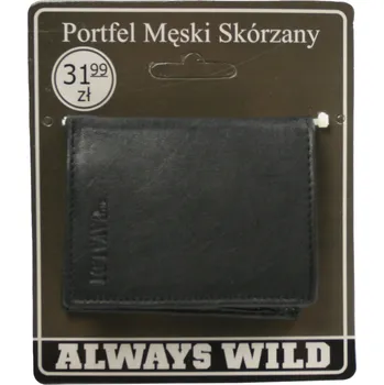 Peněženka 4U Cavaldi Pánská kožená peněženka Winug černá One size