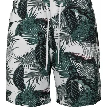 Pánské oblečení Pánské koupací šortky Urban Classics Pattern&nbsp;Swim Shorts - palm leaves M