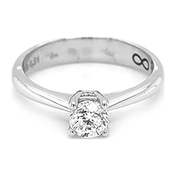 Prsten Zlatý Zásnubní Prsten s Diamantem 2010147