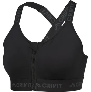 Podprsenka CRIVIT Dámská sportovní podprsenka, High Level (černá, M(40/42))