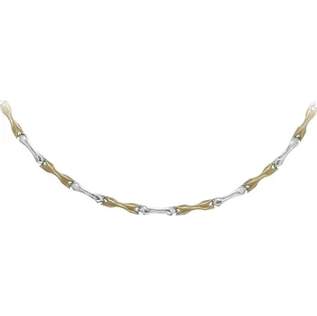 Náhrdelník Zlatý Dámský Náhrdelník z Kombinovaného Zlata 7040025