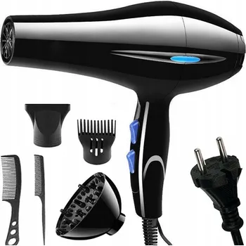 Péče o vlasy FÉN NA VLASY 800W PRO IONIZACE SILNÝ + NÁSTAVCE STUDENÝ TEPLÝ VZDUCH