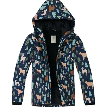 Dětská zimní bunda WOLF B2563 tmavě modrá vel.104,128,134