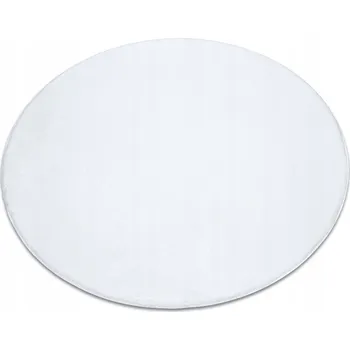 Koberec SILNÝ PLYŠOVÝ KOBEREC POSH kulatý 60 cm krémový #C351