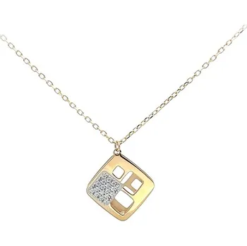 Náhrdelník Zlatý Náhrdelník se Zirkony 7040371